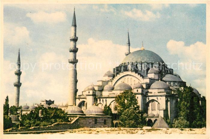 Istanbul Constantinopel Sueleymaniye Camii Blaue Moschee