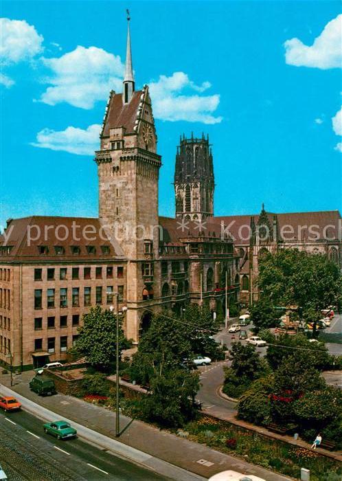 Duisburg Ruhr Rathaus Salvatorkirche