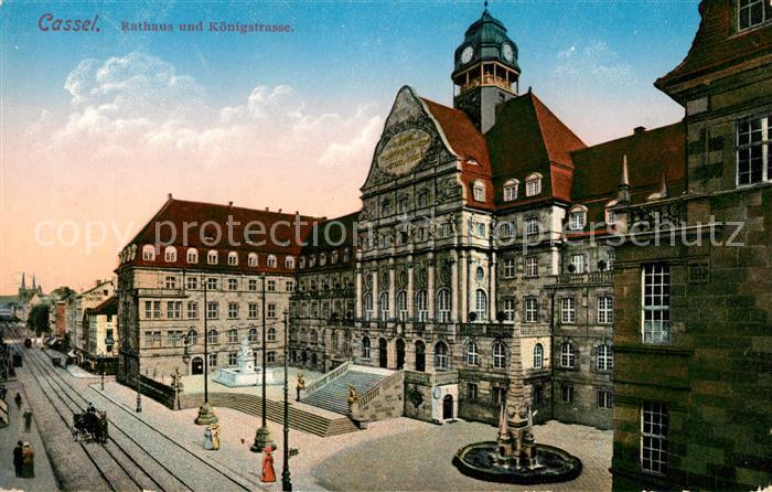 Cassel Kassel Rathaus Koenigstrasse