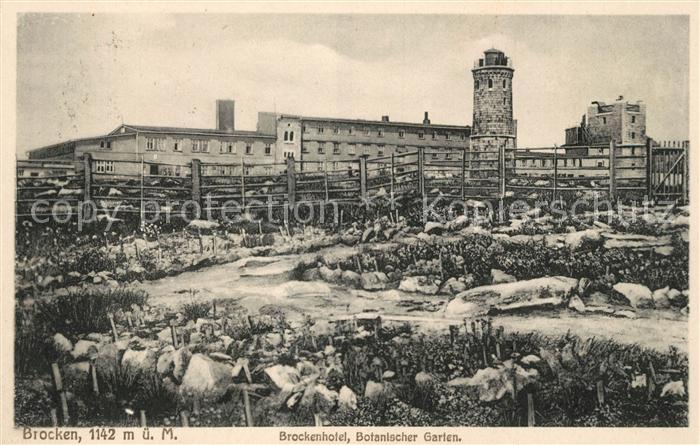 Brocken Harz Brockenhotel Botanischer Garten