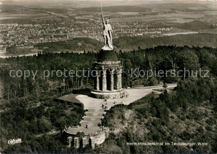 Hermannsdenkmal Fliegeraufnahme
