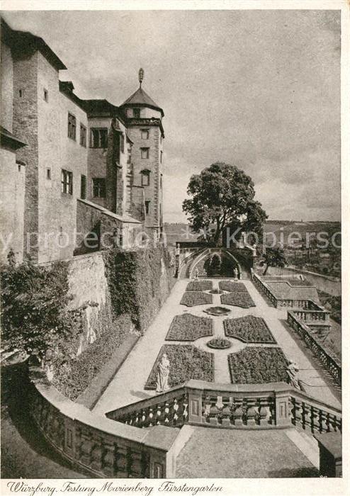 Wuerzburg Festung Marienberg Fuerstengraben