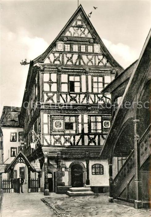 Meiningen Thueringen Buechnersche Hinterhaus