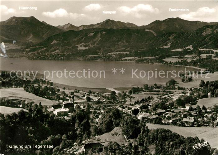 Gmund Tegernsee Fliegeraufnahme