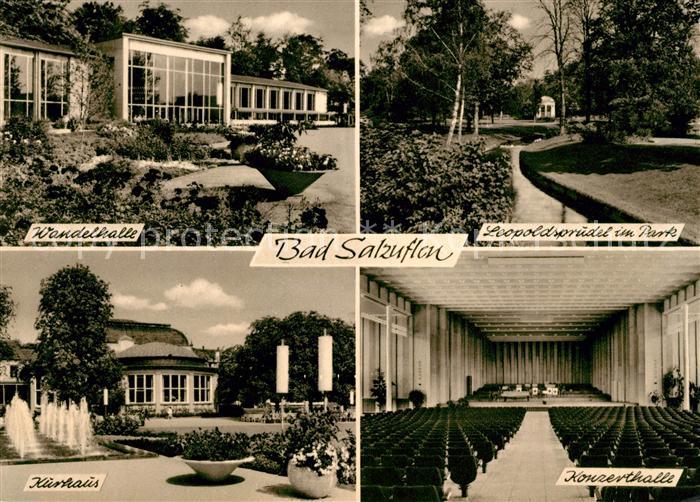 Bad Salzuflen Wandelhalle Leopoldsprudel Park Kurhaus Konzerthalle