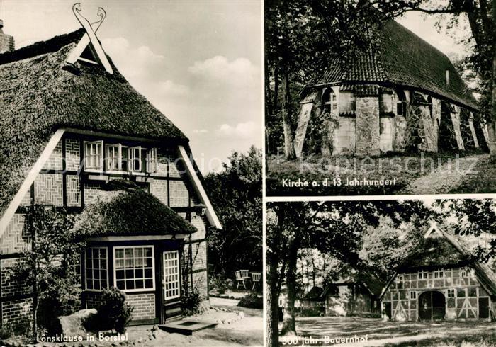 Bispingen Lonsklause Borstal Kirche Bauernhof