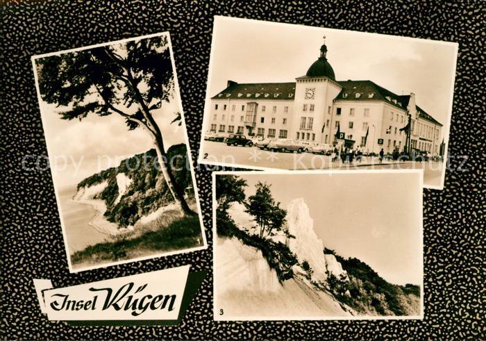 Insel Ruegen Uferpartie Seemannsheim Wissower Klinten