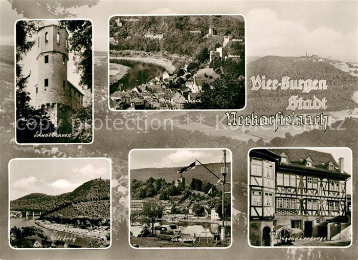 Neckarsteinach Schwalbennest Pitsberg Campingplatz Jugendherberge