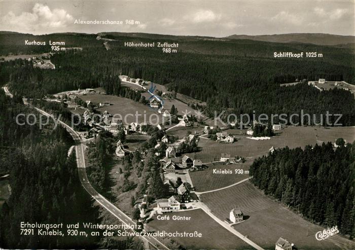 Kniebis Freudenstadt Fliegeraufnahme