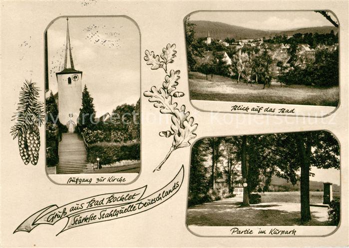 Bad Bocklet Kirche Kurpark Bad