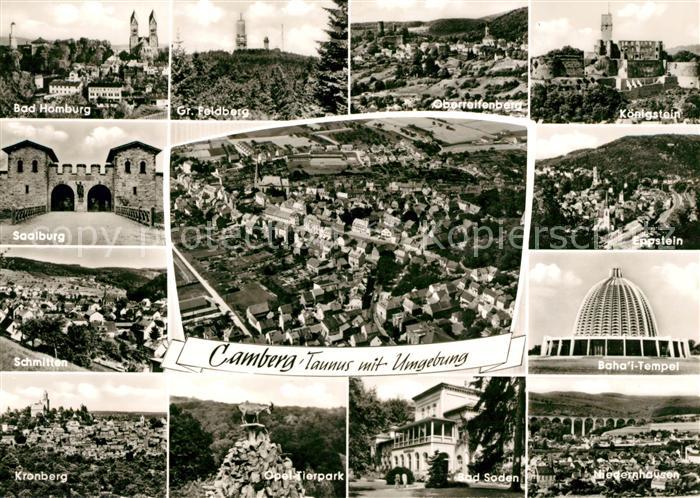 Camberg Bad Bad Homburg Koenigstein Eppstein Bahai Tempel Schmitten Saalburg
