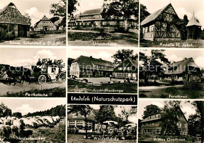 Undeloh Schafstall Postkutsche Urlaubsheim Kapelle Wittes Gasthaus