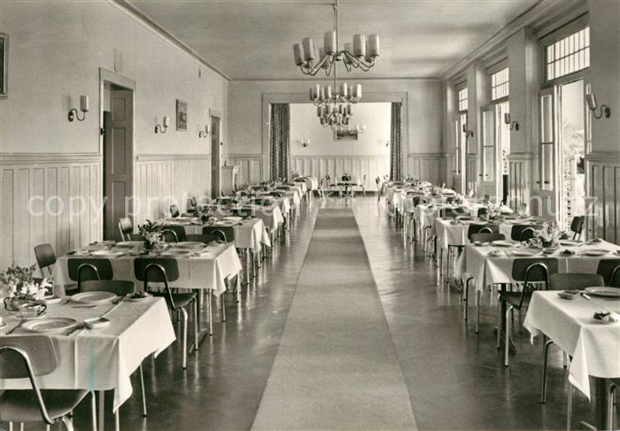 Friedrichsbrunn Harz Sanatorium Ernst Thaelmann Speiseraum
