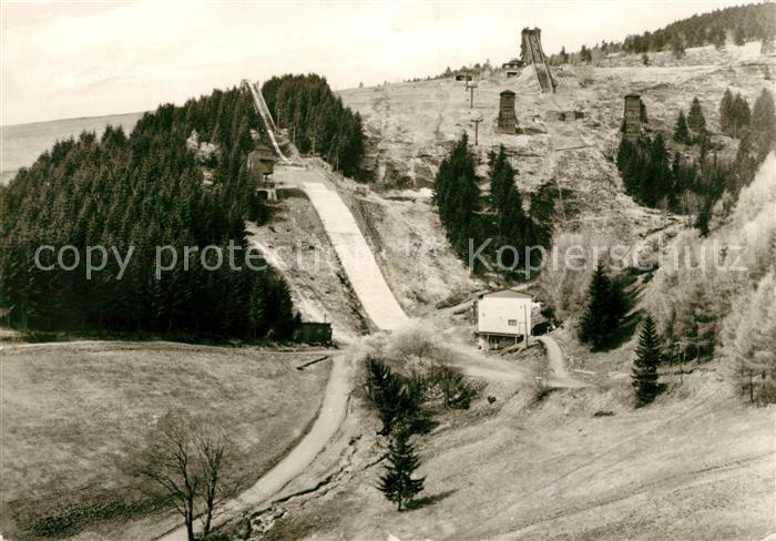 Oberwiesenthal Erzgebirge Sprungschanzen