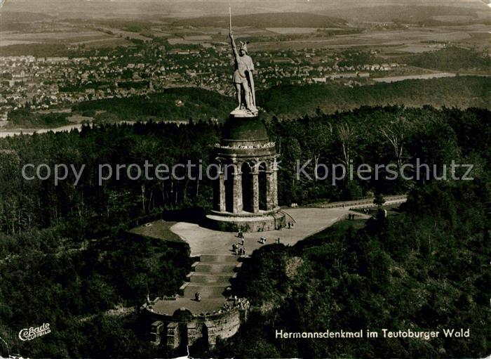 Teutoburgerwald Fliegeraufnahme Hermannsdenkmal