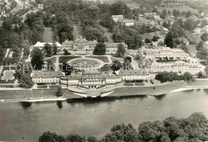 Pillnitz Fliegeraufnahme Schloss