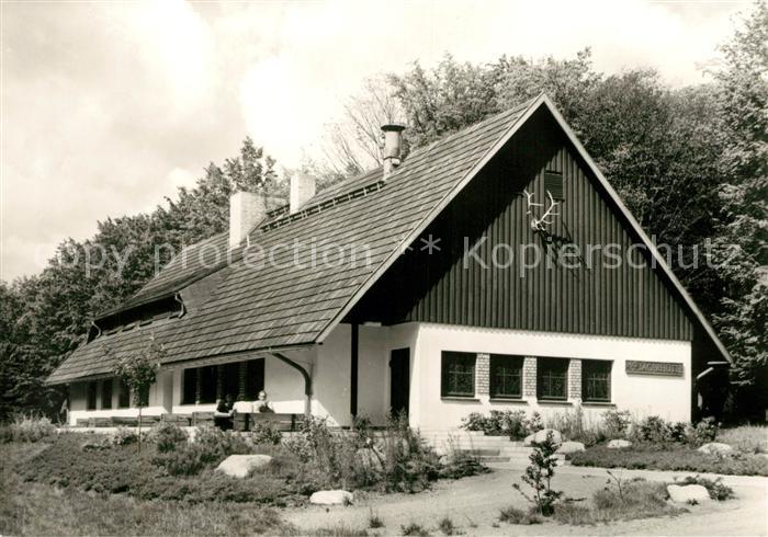 Putbus Ruegen HO Gaststaette Jaegerhuette