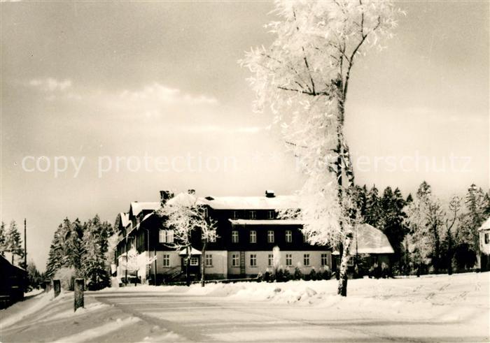 Johanngeorgenstadt Steinbach Ferienheim IG Wismut Winter