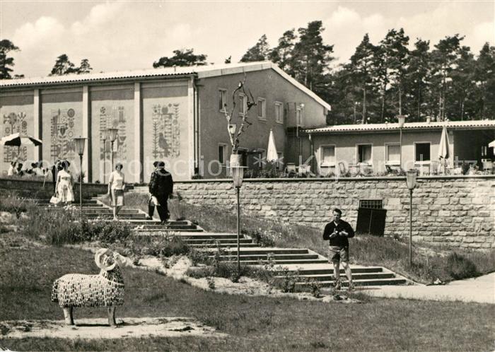 Klink Waren FDGB Urlaubersiedlung Voelkerfreundschaft Aufgang Terrasse