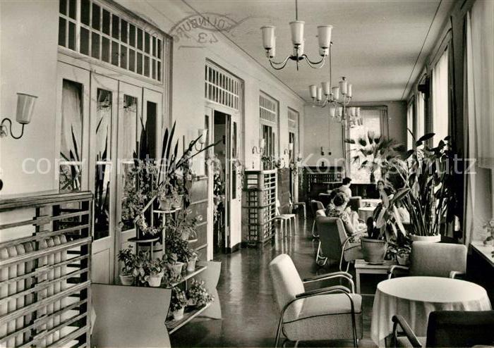 Friedrichsbrunn Harz Sanatorium Ernst Thaelmann Veranda