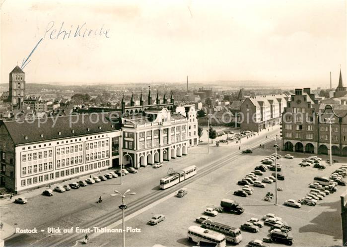 ROSTOCK  CITY Ernst Thaelmann Platz