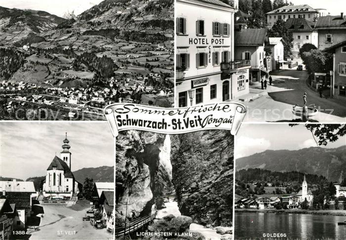 Veit Pongau Sankt Schwarzach Lichtenstein Klamm Goldegg
