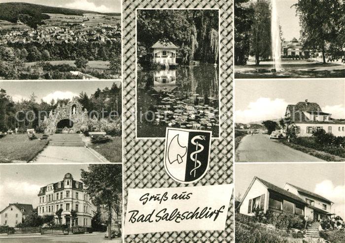 Salzschlirf Bad Panorama Kurpark Marienlust