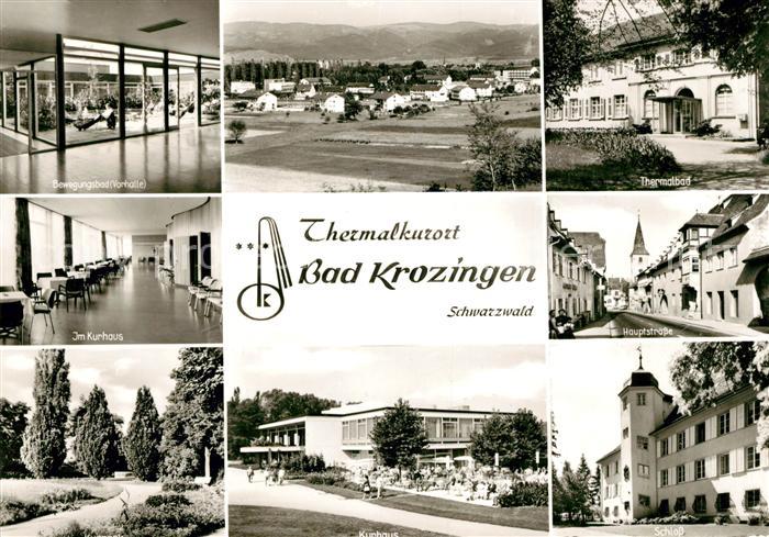 Bad Krozingen Kurhaus Bewegungsbad Thermalbad Schloss
