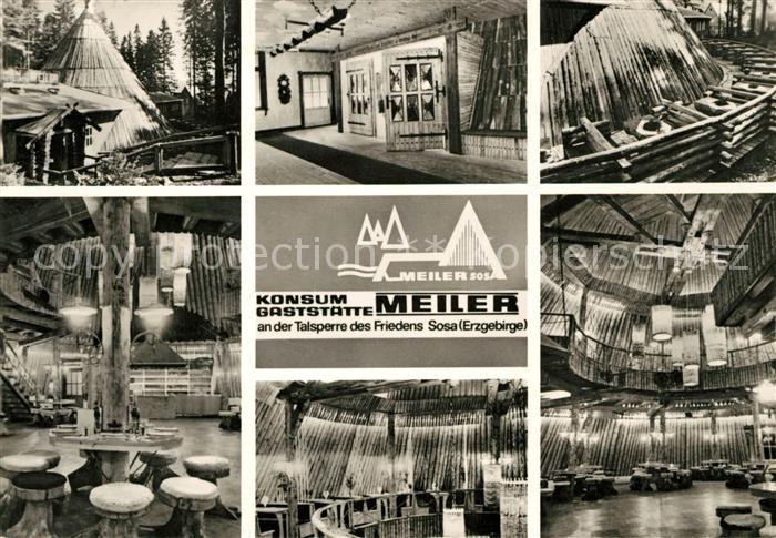 Sosa Erzgebirge Konsum Gaststaette Meiler Talsperre des Friedens