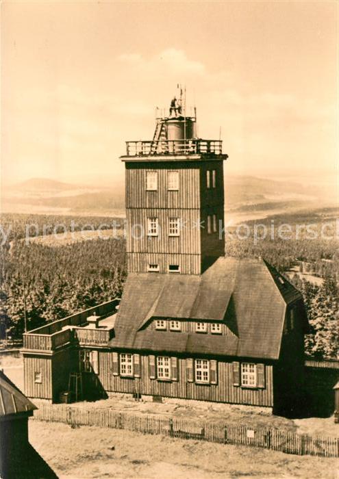 Oberwiesenthal Erzgebirge Wetterwarte Fichtelberg