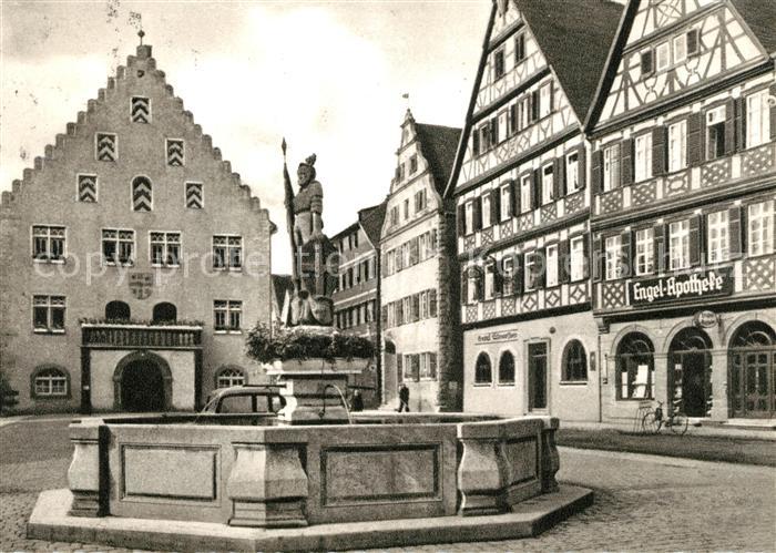 Bad Mergentheim Marktplatz Rathaus