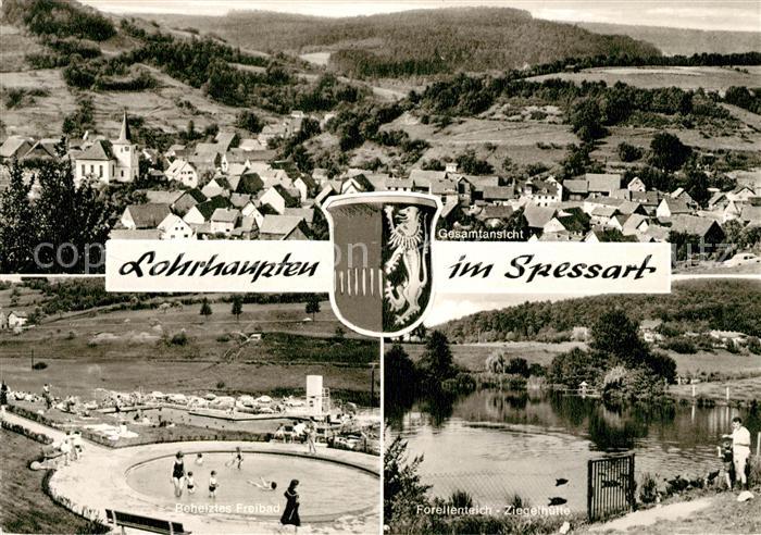 Lohrhaupten Panorama Beheiztes Freibad Forellenteich Ziegelhuette