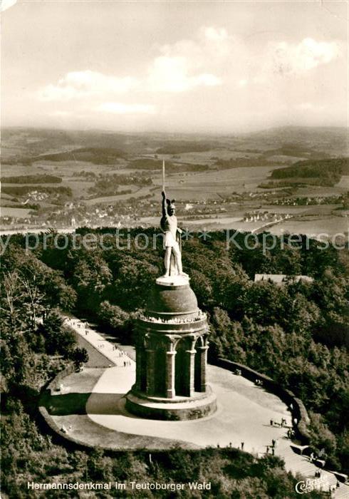 Hermannsdenkmal Fliegeraufnahme