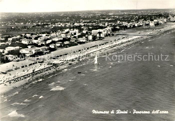 Miramare di Rimini  Fliegeraufnahme