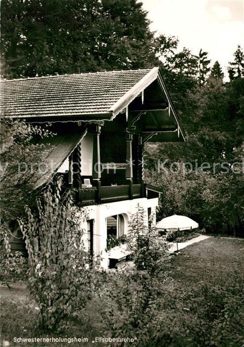 Feldkirchen-Westerham Schwesternerholungsheim Elisabethruhe