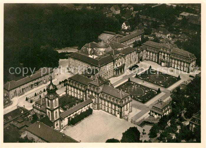 Bruchsal Fliegeraufnahme Schloss