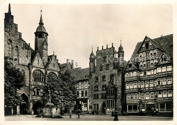 Hildesheim Marktplatz Rathaus Templer Wedekindhaus
