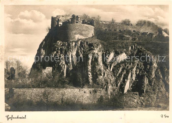 Hohentwiel Burgruine Augusta Rondell