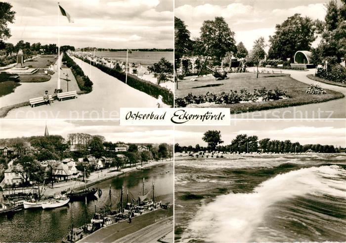 ECKERNFoeRDE Ostseebad Strand Promenade Hafen