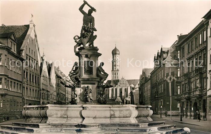 Augsburg Maximilianstrasse Herkulesbrunnen