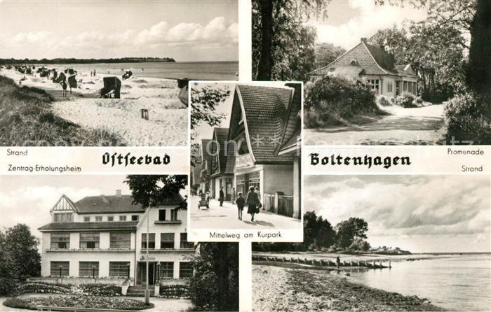 Boltenhagen Ostseebad Promenade Strand Erholungsheim Zentrag