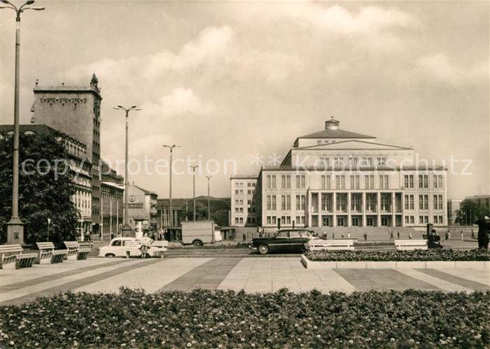LEIPZIG Sachsen Opernhaus Karl Marx Platz