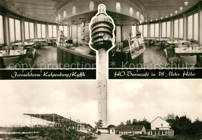 Kyffhaeuser Fernsehturm Kulpenberg HO Turmcafe