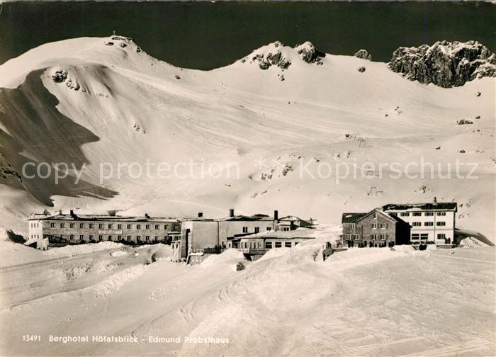 Oberstdorf Nebelhorngruppe Berghotel Hoefatsblick Edmung Probsthaus