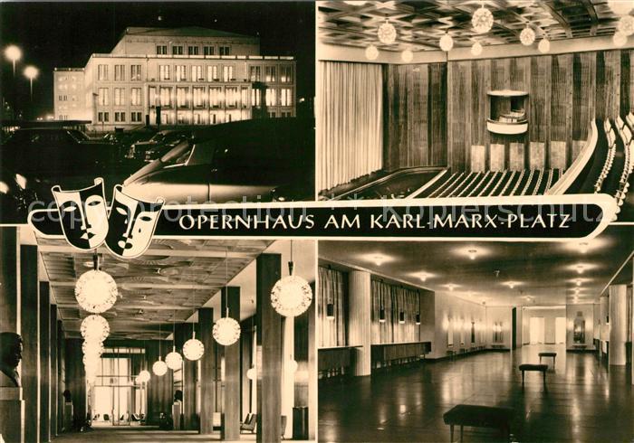 LEIPZIG Sachsen Opernhaus Karl Marx Platz