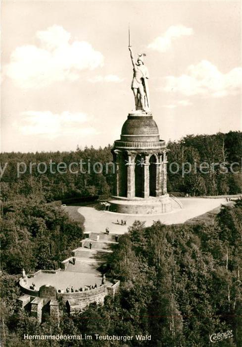 Hermannsdenkmal Fliegeraufnahme