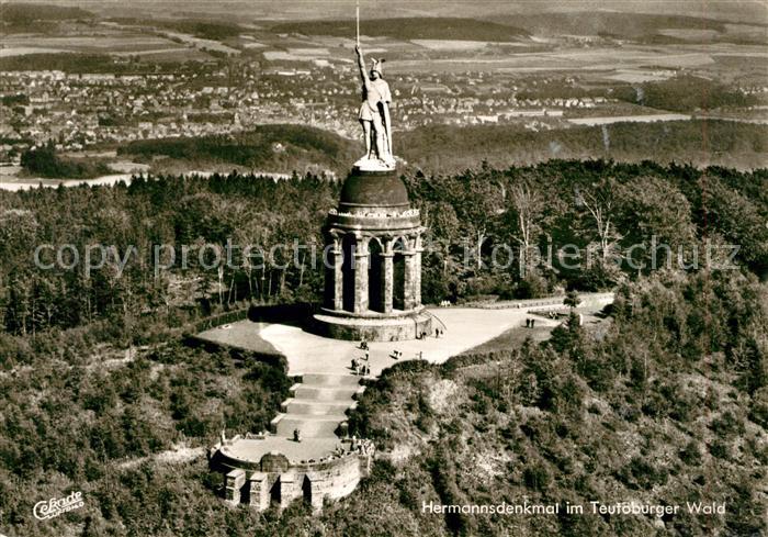 Hermannsdenkmal Fliegeraufnahme