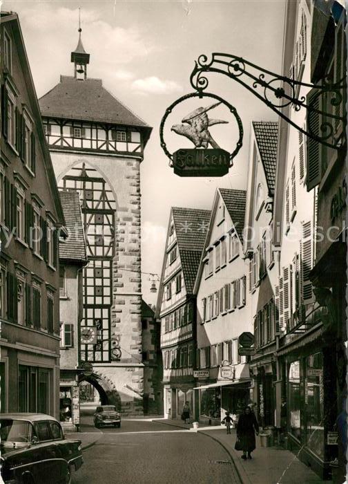 Reutlingen BW Kaharinenstrasse Tuebinger Tor