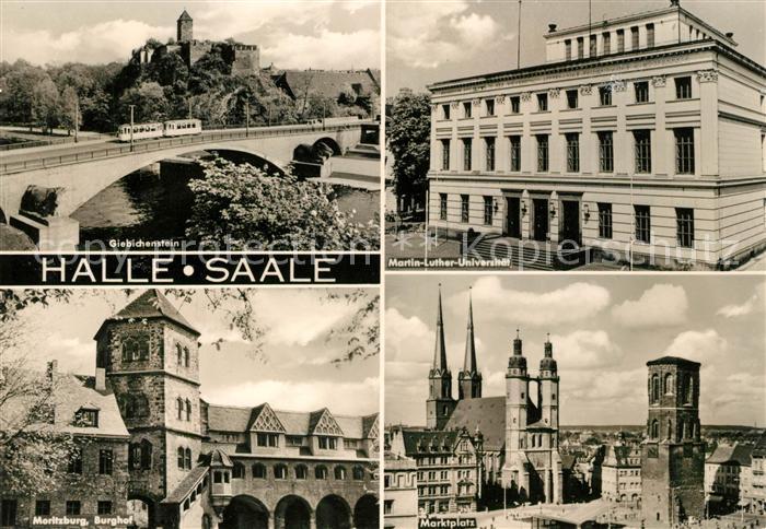 Halle Saale Giebichenstein Martin Luther Universitaet Moritzburg Burghof Marktpl