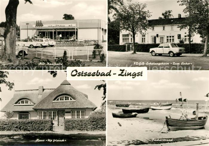 Zingst Ostseebad HO Kaufhalle FDGB Erholungsheim Zum Anker Fischerstrand